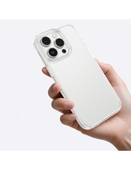 
Silikoninis dėklas, skirtas „iPhone 16 Pro Max Minimal Case“ – skaidrus
