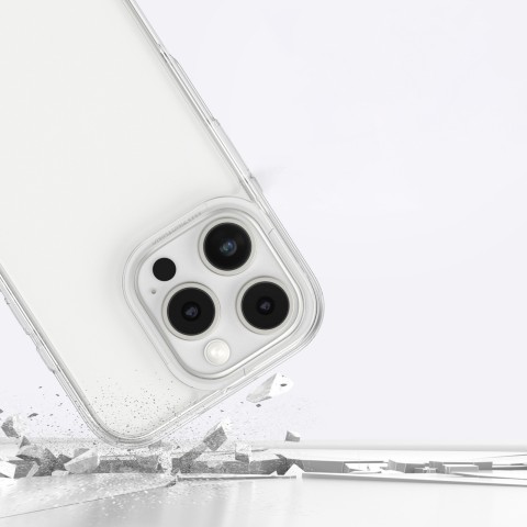 
Silikoninis dėklas, skirtas „iPhone 16 Pro Max Minimal Case“ – skaidrus
