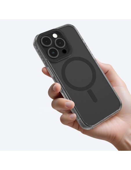 
iPhone 16 Pro Max Titan Pro Mag dėklas silikoninis dėklas – juodas
