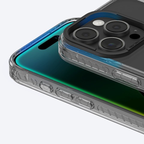 
iPhone 16 Pro Max Titan Pro Mag dėklas silikoninis dėklas – juodas
