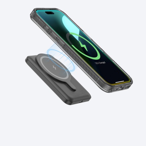 
iPhone 16 Pro Max Titan Pro Mag dėklas silikoninis dėklas – juodas
