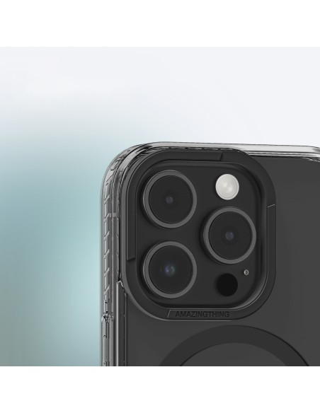 
iPhone 16 Pro Max Titan Pro Mag dėklas silikoninis dėklas – juodas
