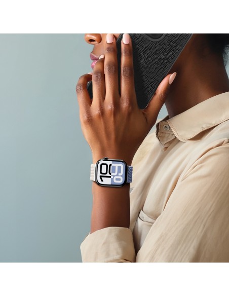 
„Apple Watch 45/ 46/ 49 mm“ „Blend Band“ 2 vnt. pakuotėje – kosminė mėlyna / žvaigždžių mėlyna
