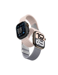 
„Apple Watch 42 mm Blend Band“ 2 vnt. pakuotė – rožinės pilkos/ rožinės spalvos
