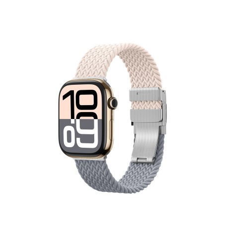 
„Apple Watch 42 mm Blend Band“ 2 vnt. pakuotė – rožinės pilkos/ rožinės spalvos
