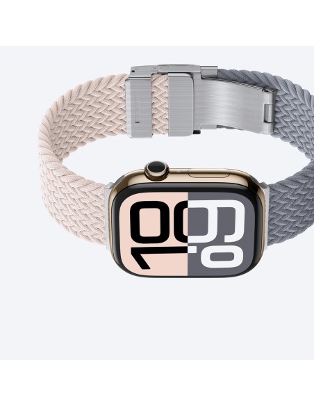 
„Apple Watch 42 mm Blend Band“ 2 vnt. pakuotė – rožinės pilkos/ rožinės spalvos
