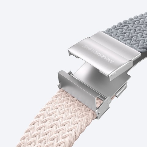 
„Apple Watch 42 mm Blend Band“ 2 vnt. pakuotė – rožinės pilkos/ rožinės spalvos
