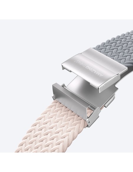 
„Apple Watch 42 mm Blend Band“ 2 vnt. pakuotė – rožinės pilkos/ rožinės spalvos
