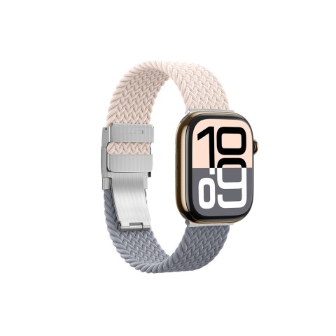 
„Apple Watch 42 mm Blend Band“ 2 vnt. pakuotė – rožinės pilkos/ rožinės spalvos
