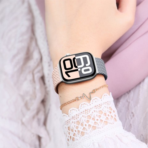 
„Apple Watch 42 mm Blend Band“ 2 vnt. pakuotė – rožinės pilkos/ rožinės spalvos

