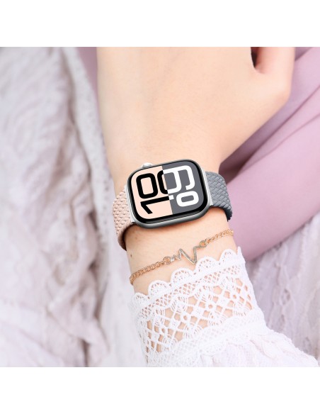 
„Apple Watch 42 mm Blend Band“ 2 vnt. pakuotė – rožinės pilkos/ rožinės spalvos

