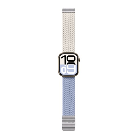 
„Apple Watch 42 mm Blend Band“ 2 vnt. pakuotė – kosminė mėlyna / žvaigždžių mėlyna
