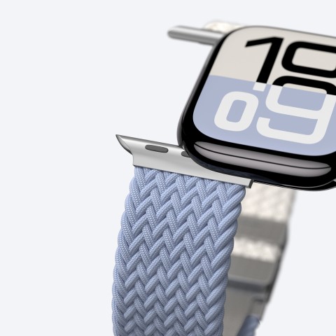 
„Apple Watch 42 mm Blend Band“ 2 vnt. pakuotė – kosminė mėlyna / žvaigždžių mėlyna
