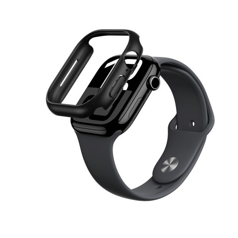 
„Apple Watch 46mm“ minimalaus dizaino dėklas – juodas
