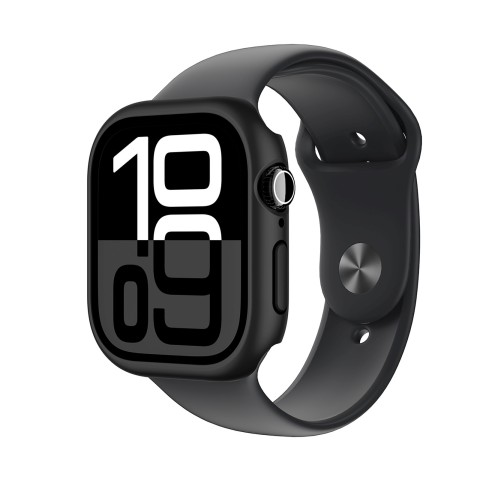 
„Apple Watch 46mm“ minimalaus dizaino dėklas – juodas
