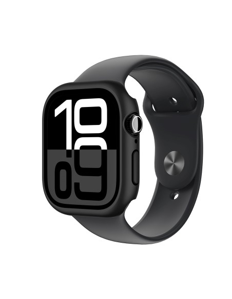 
„Apple Watch 46mm“ minimalaus dizaino dėklas – juodas
