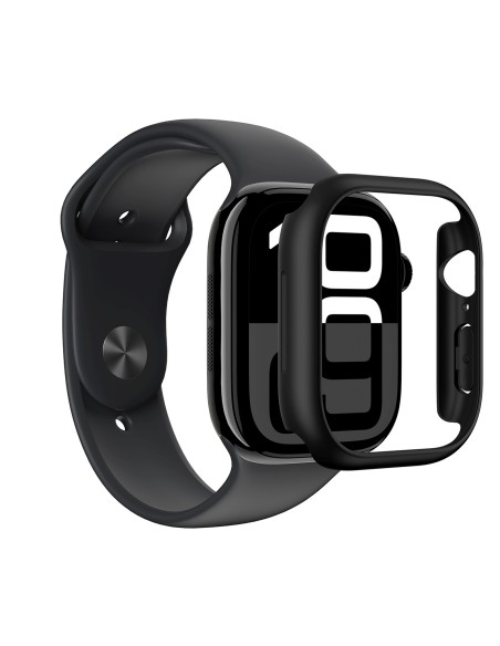 
„Apple Watch 46mm“ minimalaus dizaino dėklas – juodas
