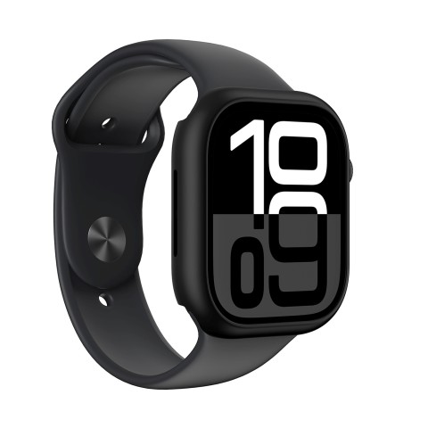 
„Apple Watch 46mm“ minimalaus dizaino dėklas – juodas

