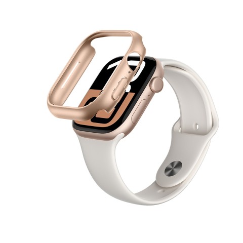 
„Apple Watch 46mm Minimal“ dėklas – rožinio aukso spalvos

