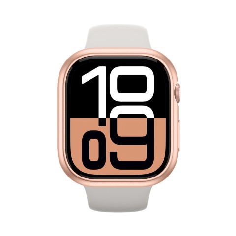 
„Apple Watch 46mm Minimal“ dėklas – rožinio aukso spalvos
