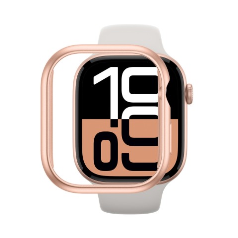 
„Apple Watch 46mm Minimal“ dėklas – rožinio aukso spalvos
