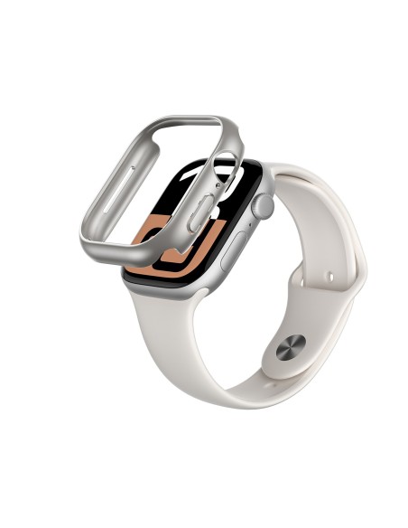
„Apple Watch 46mm Minimal“ dėklas – sidabrinis
