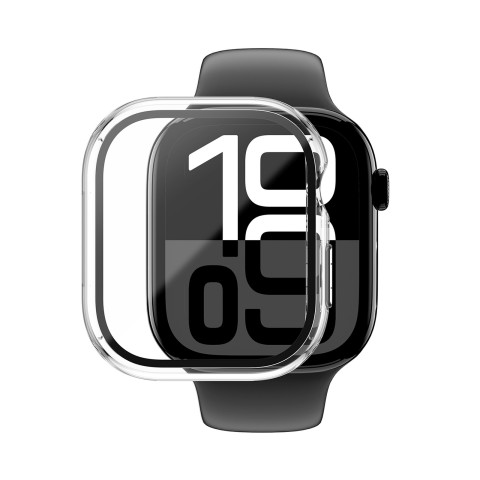 
„Radix Glass“ grūdinto stiklo dėklas, skirtas „Apple Watch 46mm“ – skaidrus
