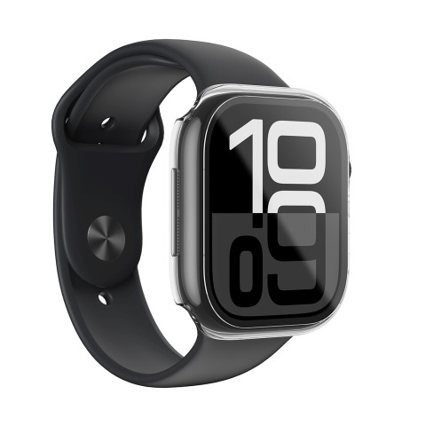 
„Radix Glass“ grūdinto stiklo dėklas, skirtas „Apple Watch 46mm“ – skaidrus
