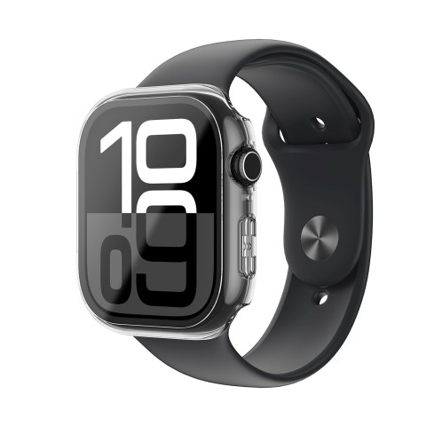 
„Radix Glass“ grūdinto stiklo dėklas, skirtas „Apple Watch 46mm“ – skaidrus
