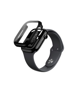 
„Radix Glass“ grūdinto stiklo dėklas, skirtas „Apple Watch 46mm“ laikrodžiui – juodas
