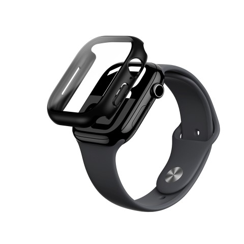 
„Radix Glass“ grūdinto stiklo dėklas, skirtas „Apple Watch 46mm“ laikrodžiui – juodas
