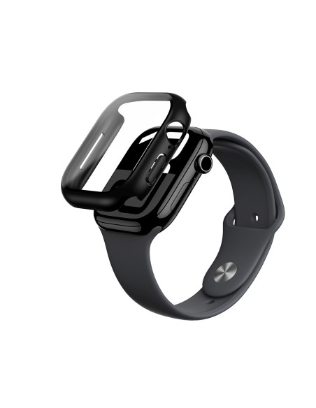 
„Radix Glass“ grūdinto stiklo dėklas, skirtas „Apple Watch 46mm“ laikrodžiui – juodas
