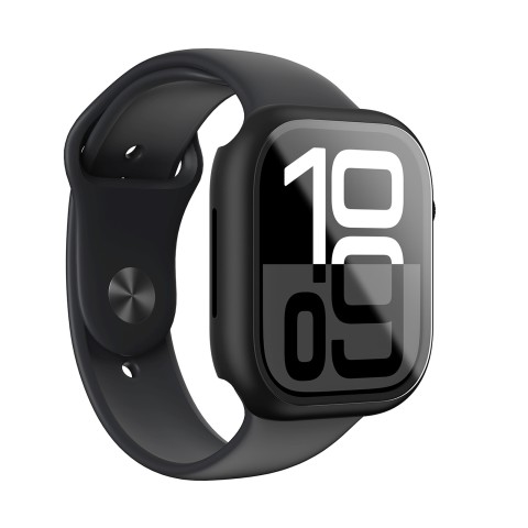 
„Radix Glass“ grūdinto stiklo dėklas, skirtas „Apple Watch 46mm“ laikrodžiui – juodas
