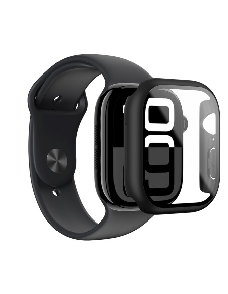 
„Radix Glass“ grūdinto stiklo dėklas, skirtas „Apple Watch 46mm“ laikrodžiui – juodas
