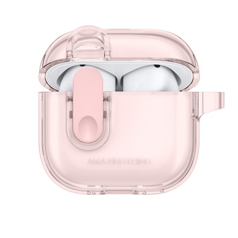 
„AirPods 4“ minimalaus dizaino dėklas – rožinis
