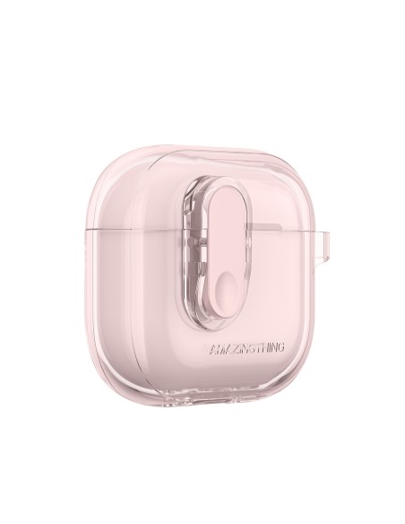 
„AirPods 4“ minimalaus dizaino dėklas – rožinis
