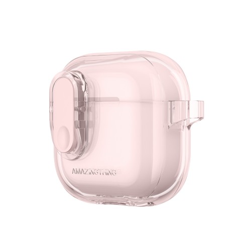 
„AirPods 4“ minimalaus dizaino dėklas – rožinis
