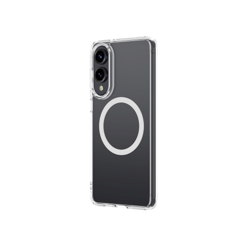 
Silikoninis dėklas, skirtas „Samsung Galaxy S25 Edge Minimal Mag Case“ - skaidrus
