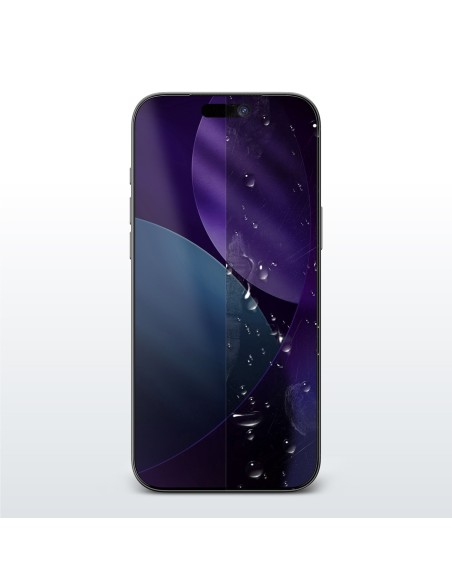 
Matinis grūdintas stiklas iPhone 17 Pro Max titano spalvos FusionFilter 7 apsaugai nuo privatumo
