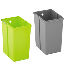 Automatinė bekontaktė šiukšlių dėžė su judesio jutikliu 30 cm - 3 dėžės 62 l