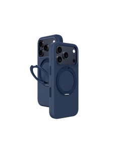
„Cloudie“ „iPhone 17 Pro Max“ dėklas su stovu – mėlynas

