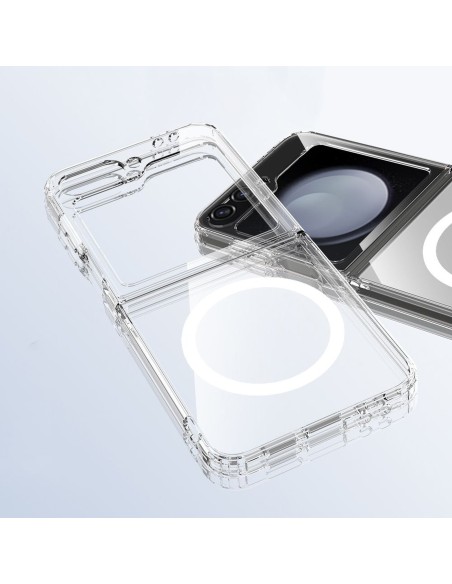 
Samsung Galaxy Z Flip 6 / 7 FE FlexAir Hybrid MagSafe dėklas – skaidrus
