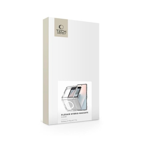 
Samsung Galaxy Z Flip 6 / 7 FE FlexAir Hybrid MagSafe dėklas – skaidrus
