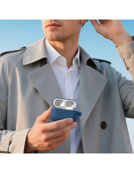 
„AirPods Pro 3“ apsauginis dėklas „Glamour“ – mėlynas
