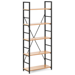 Knygų lentynų apdaila loft industrial max 150 kg 5 LENTYNĖS