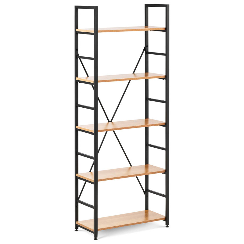 Knygų lentynų apdaila loft industrial max 150 kg 5 LENTYNĖS