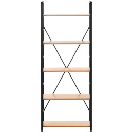Knygų lentynų apdaila loft industrial max 150 kg 5 LENTYNĖS