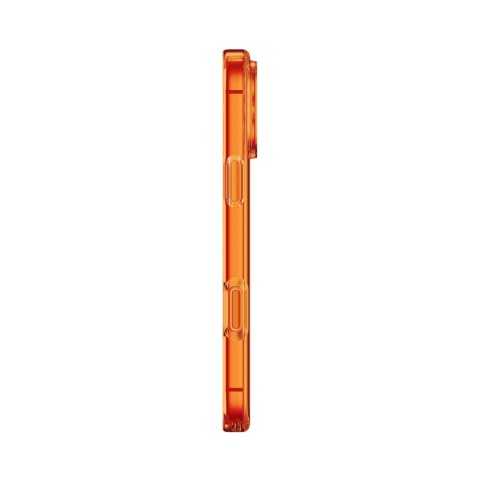 
„iPhone 17 Pro Max“ minimalaus stiklo dėklas su magnetiniu objektyvu – oranžinis
