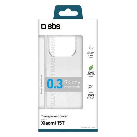 
„Xiaomi 15T“ plonas dėklas – skaidrus

