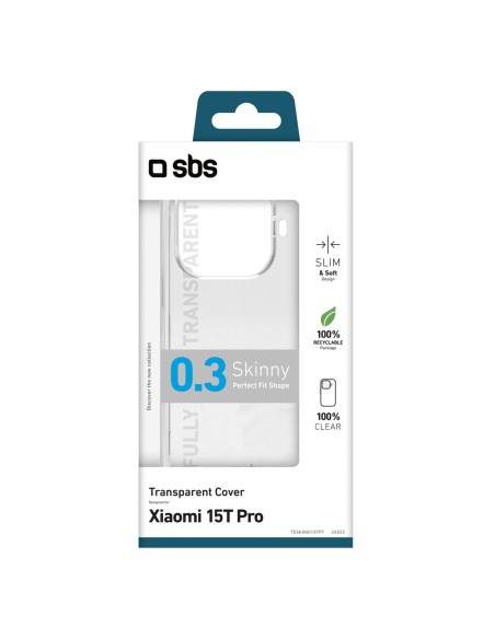 
„Xiaomi 15T Pro“ plonas dėklas – skaidrus
